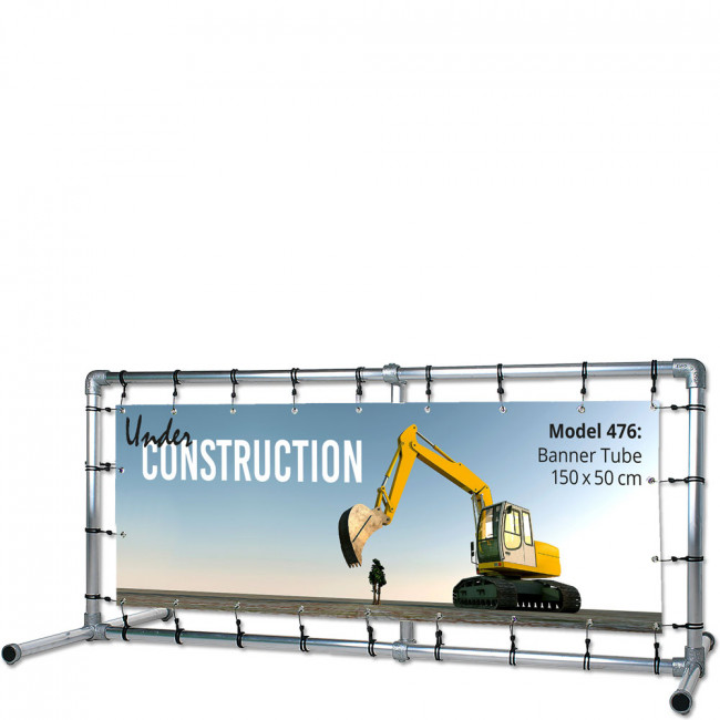 Freistehender Rahmen - für 150x50cm Banner